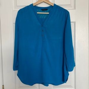 Kenneth Cole Select turquoise blouse